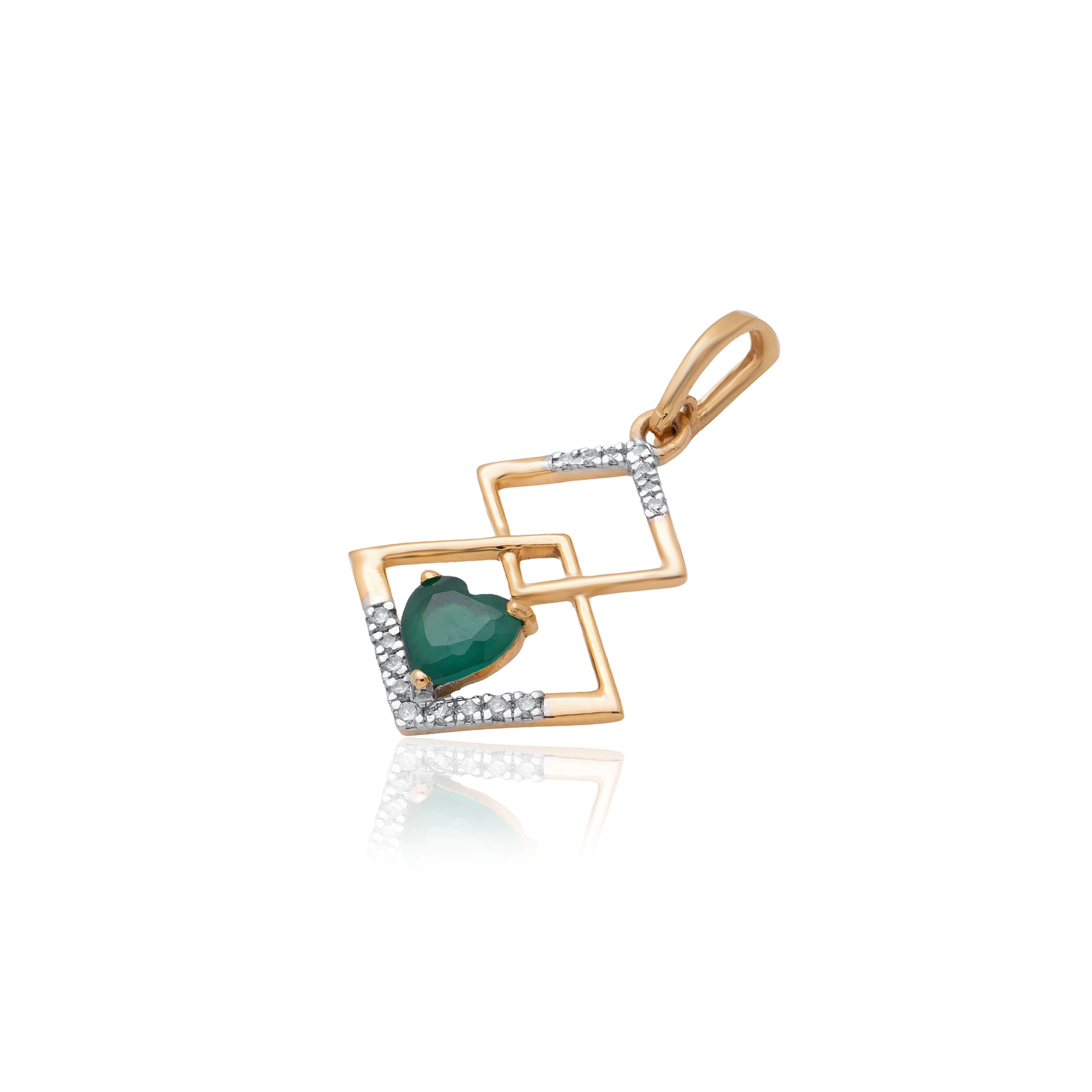 Yellow Gold Diamond Pendant thumbnail 2
