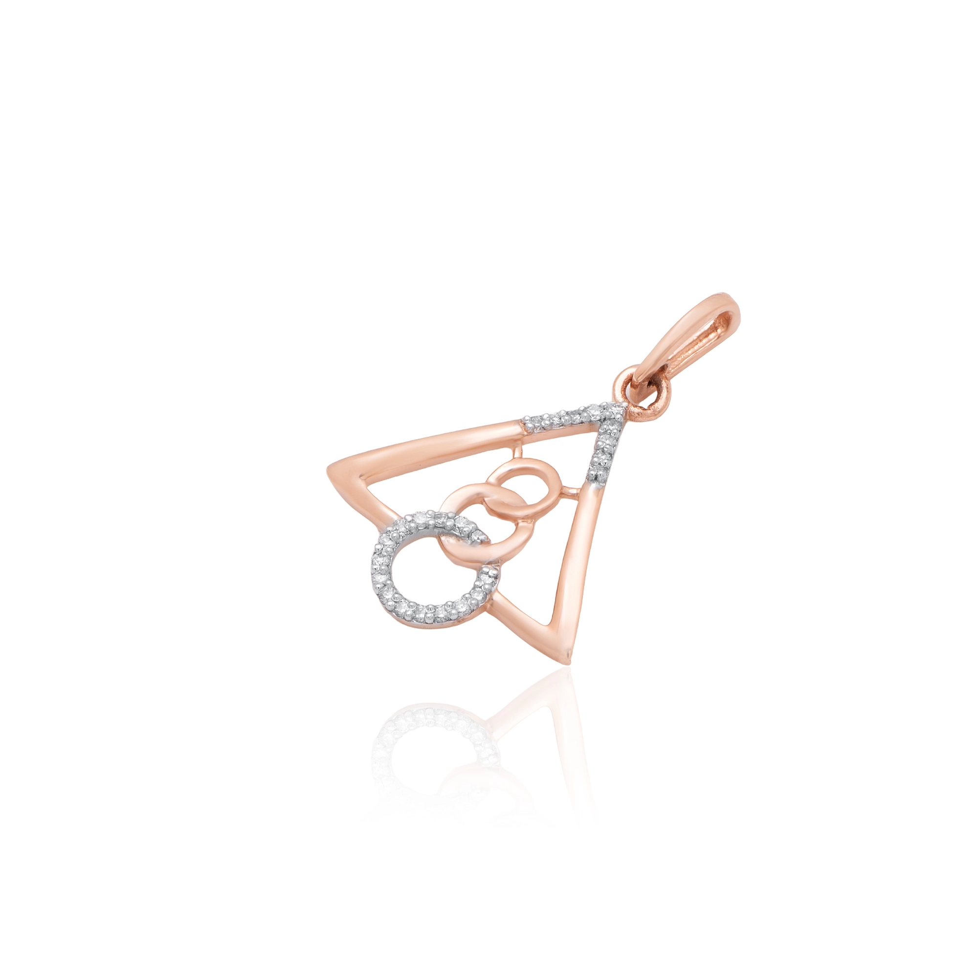 Rose Gold Diamond Pendant