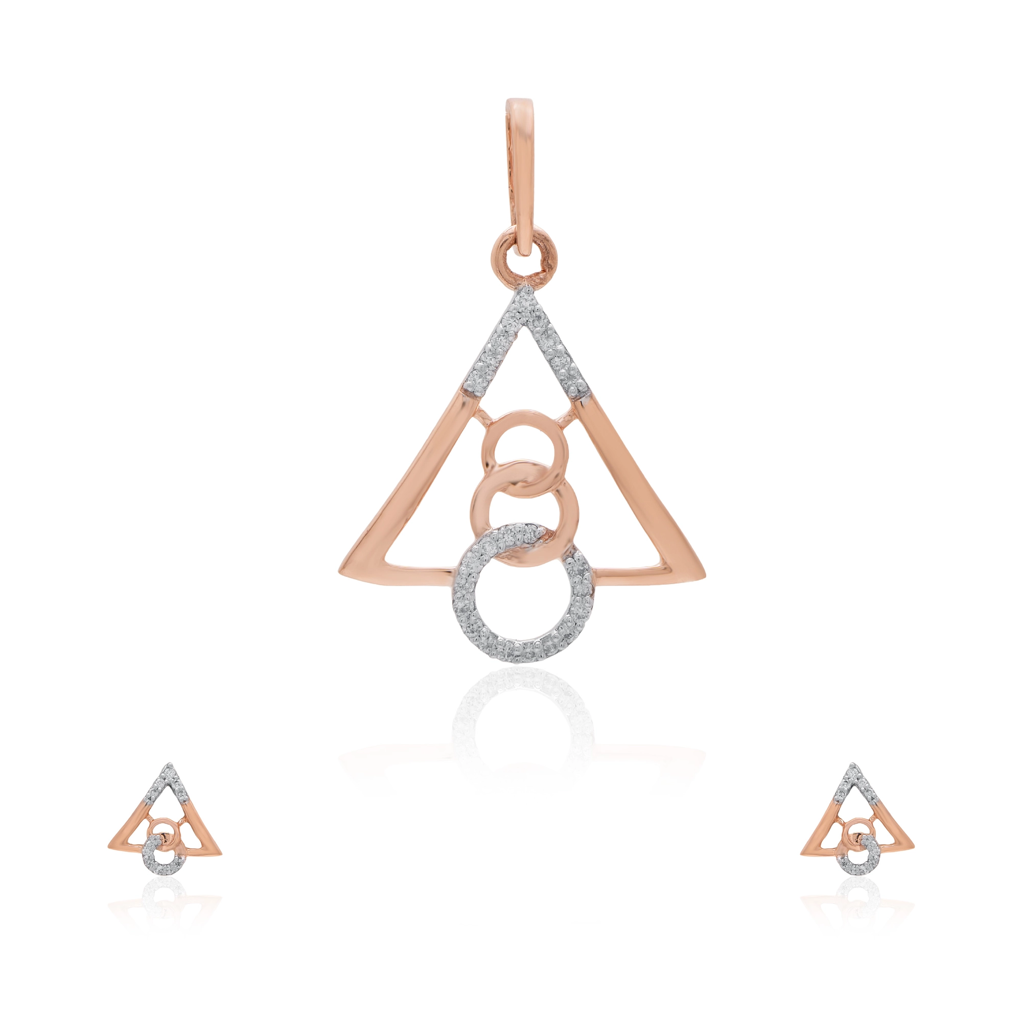 Rose Gold Diamond Pendant thumbnail 4