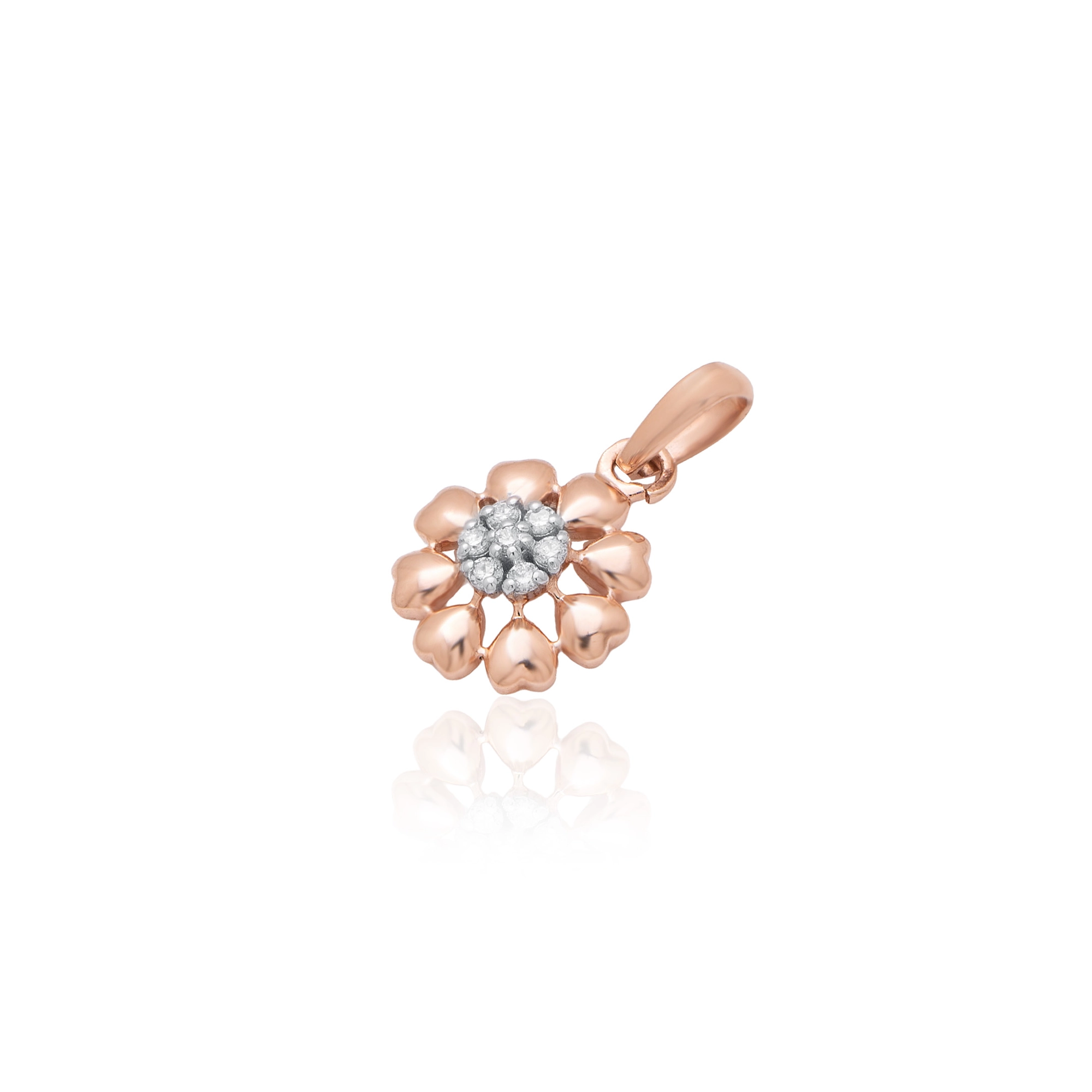 Rose Gold Diamond Pendant