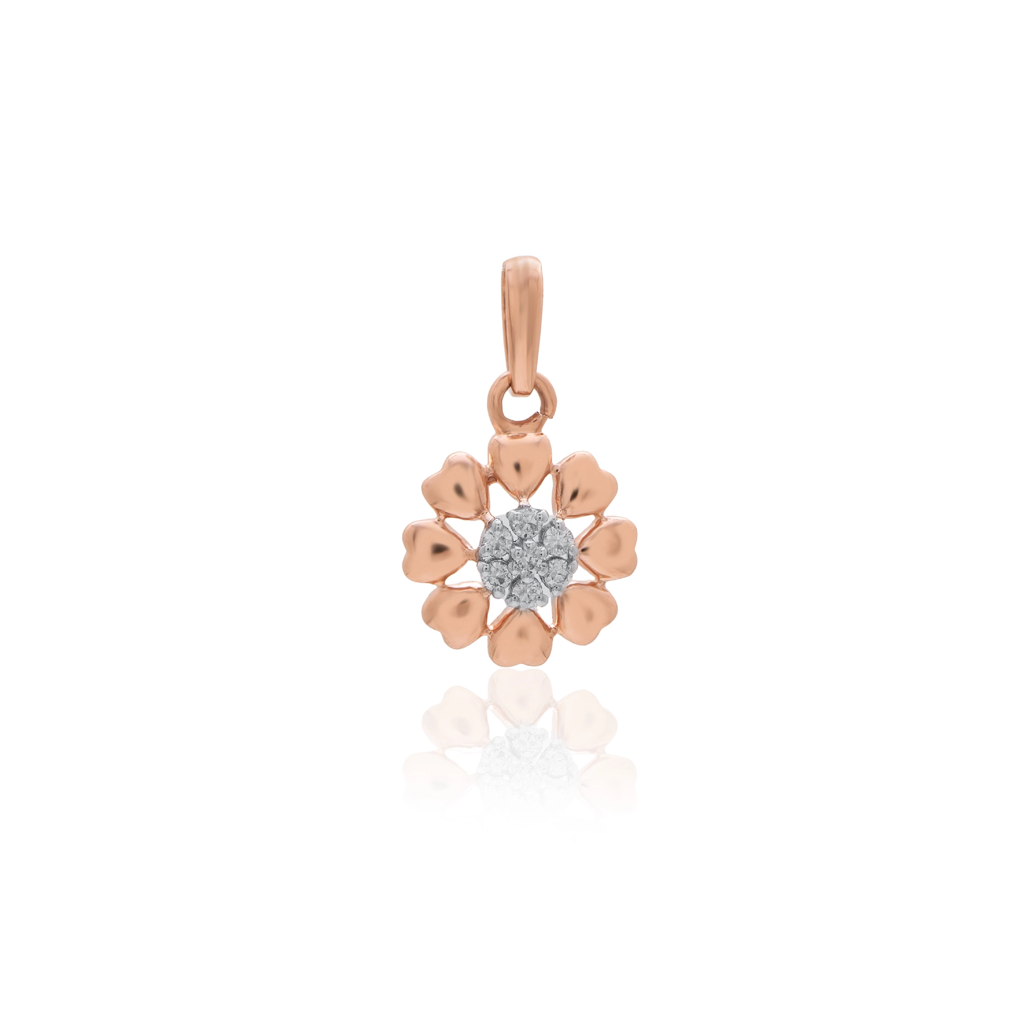 Rose Gold Diamond Pendant thumbnail 3