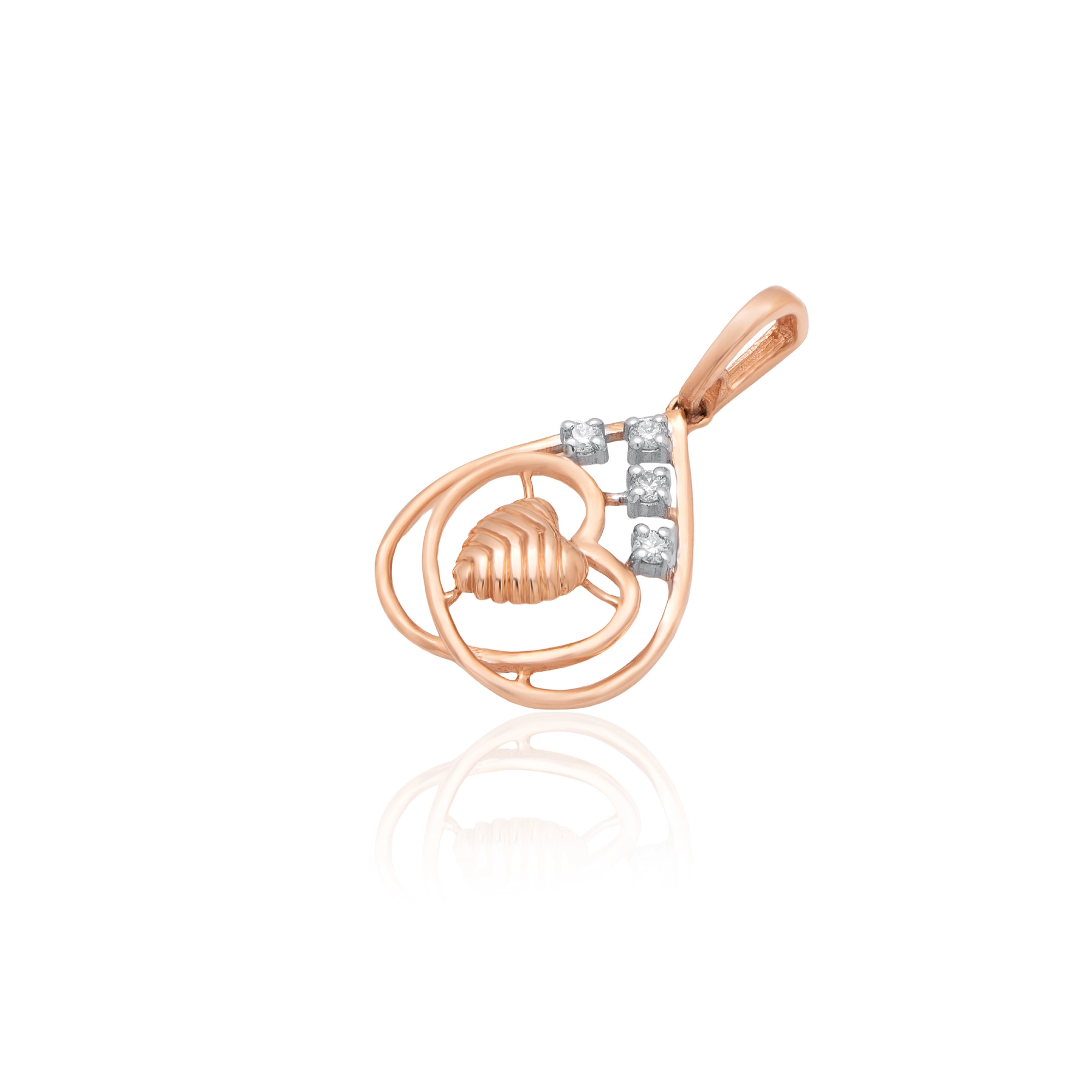 Rose Gold Diamond Pendant