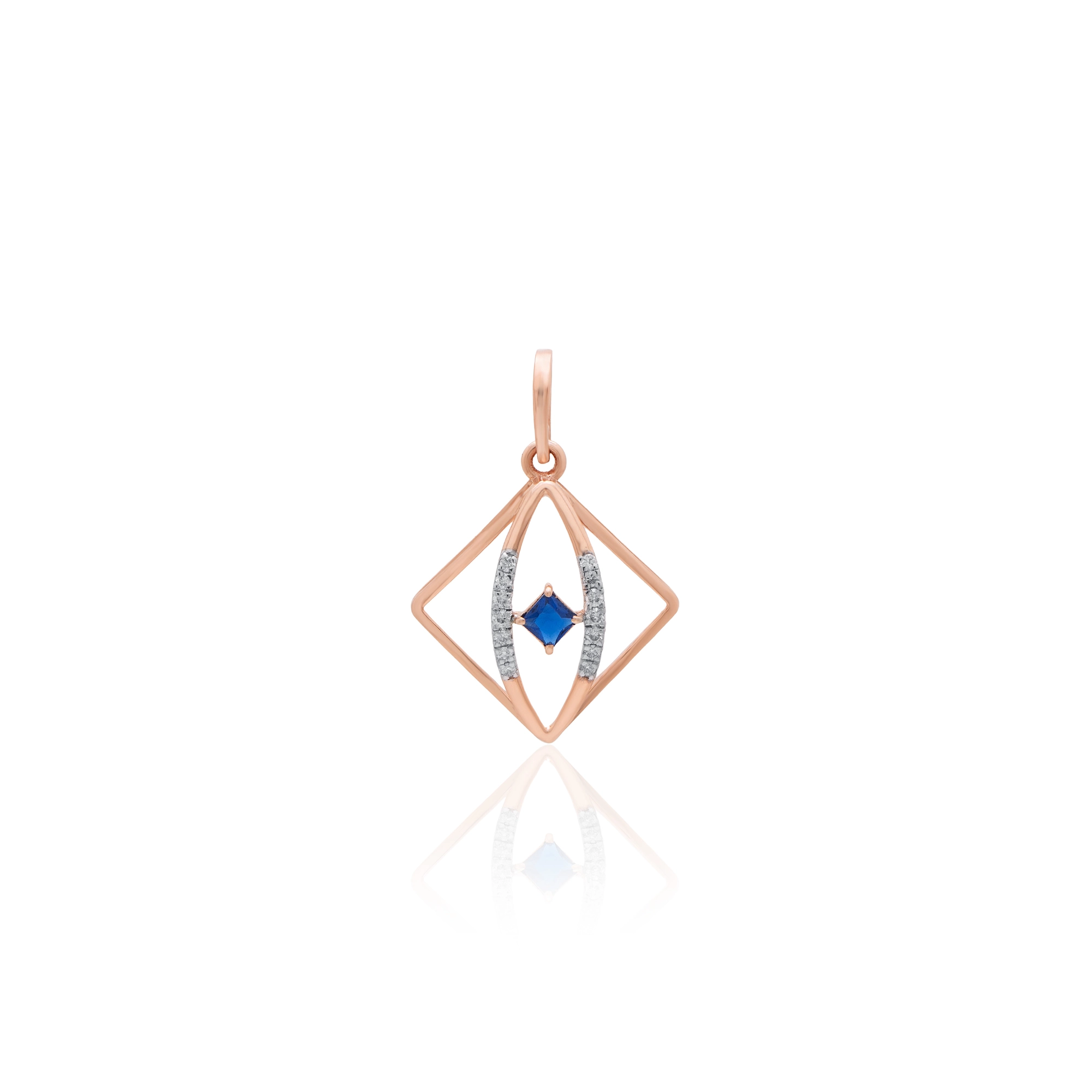 Rose Gold Diamond Pendant