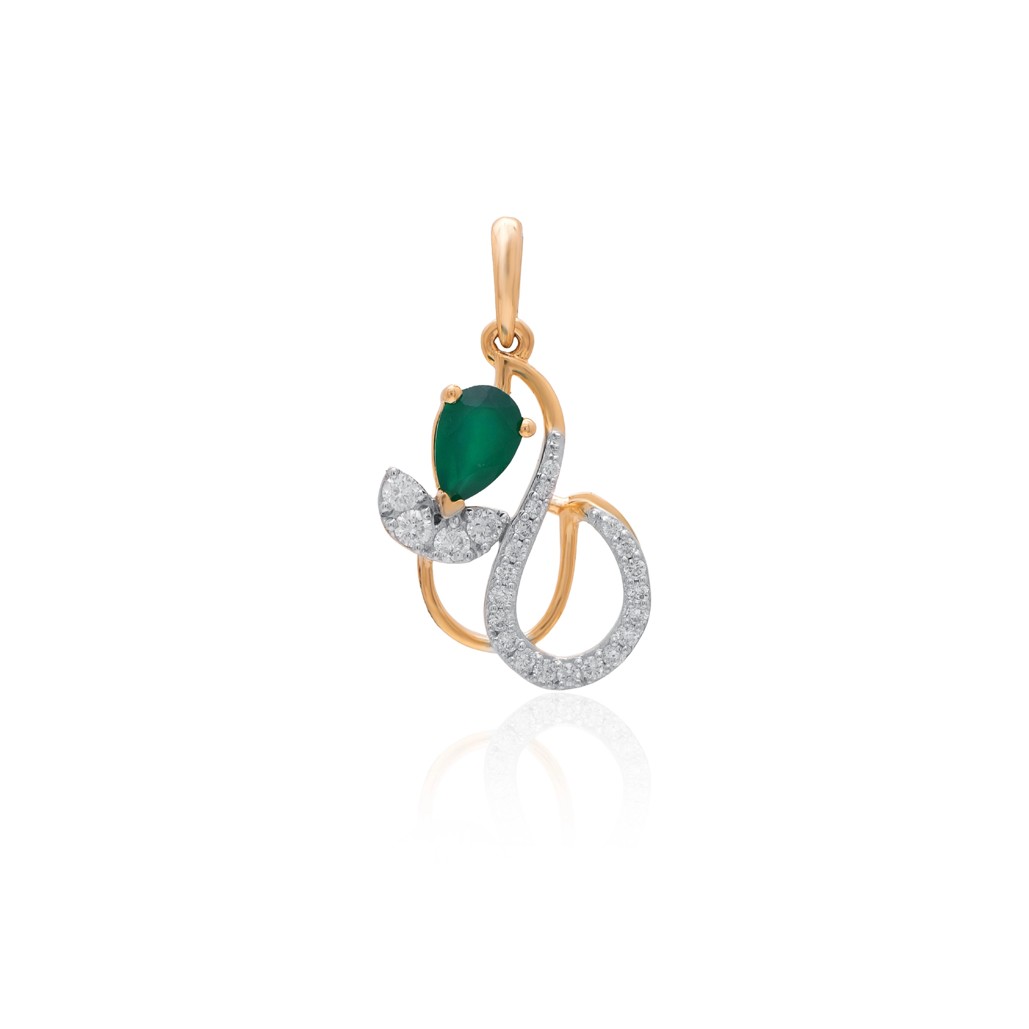 Yellow Gold Diamond Pendant
