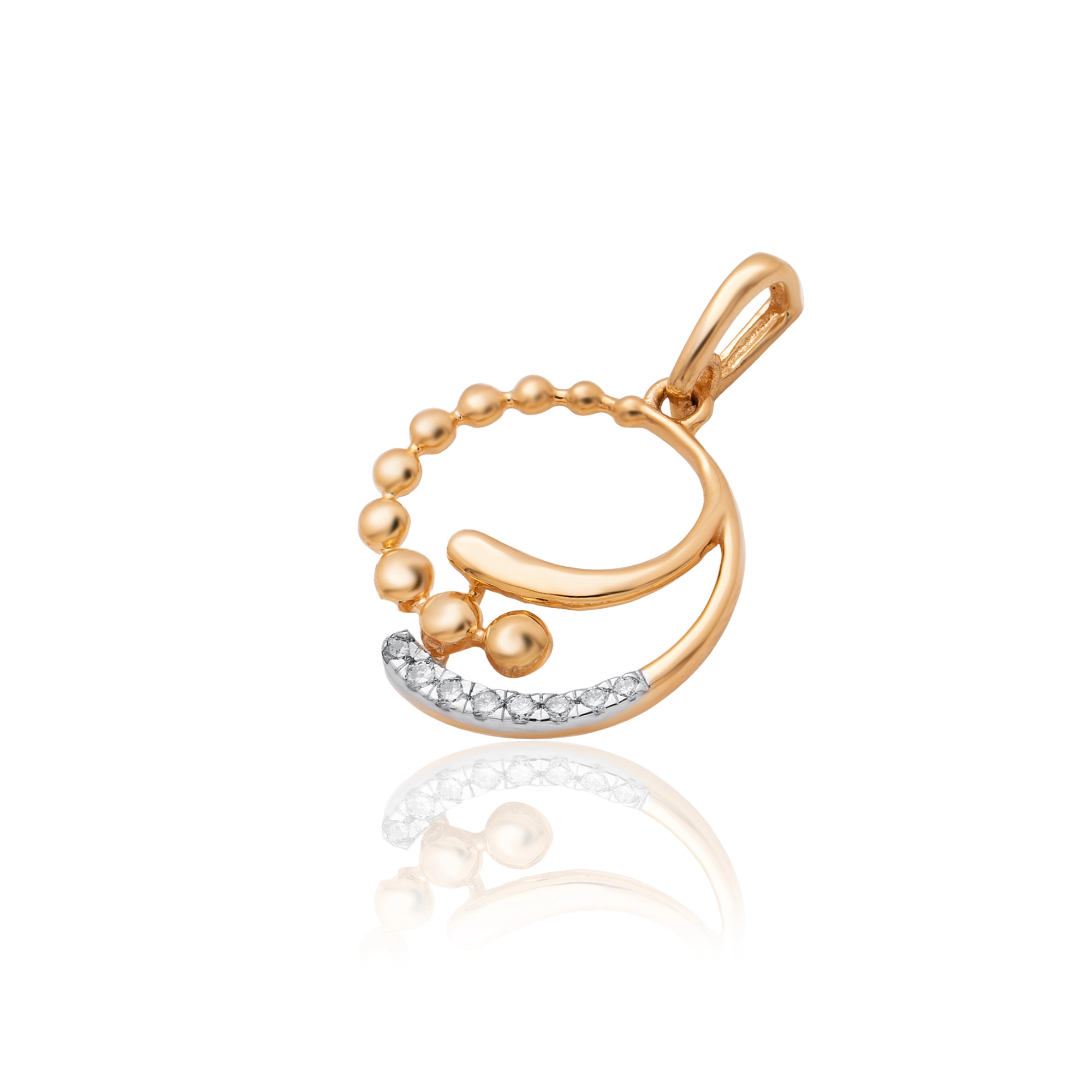 Yellow Gold Diamond Pendant thumbnail 2