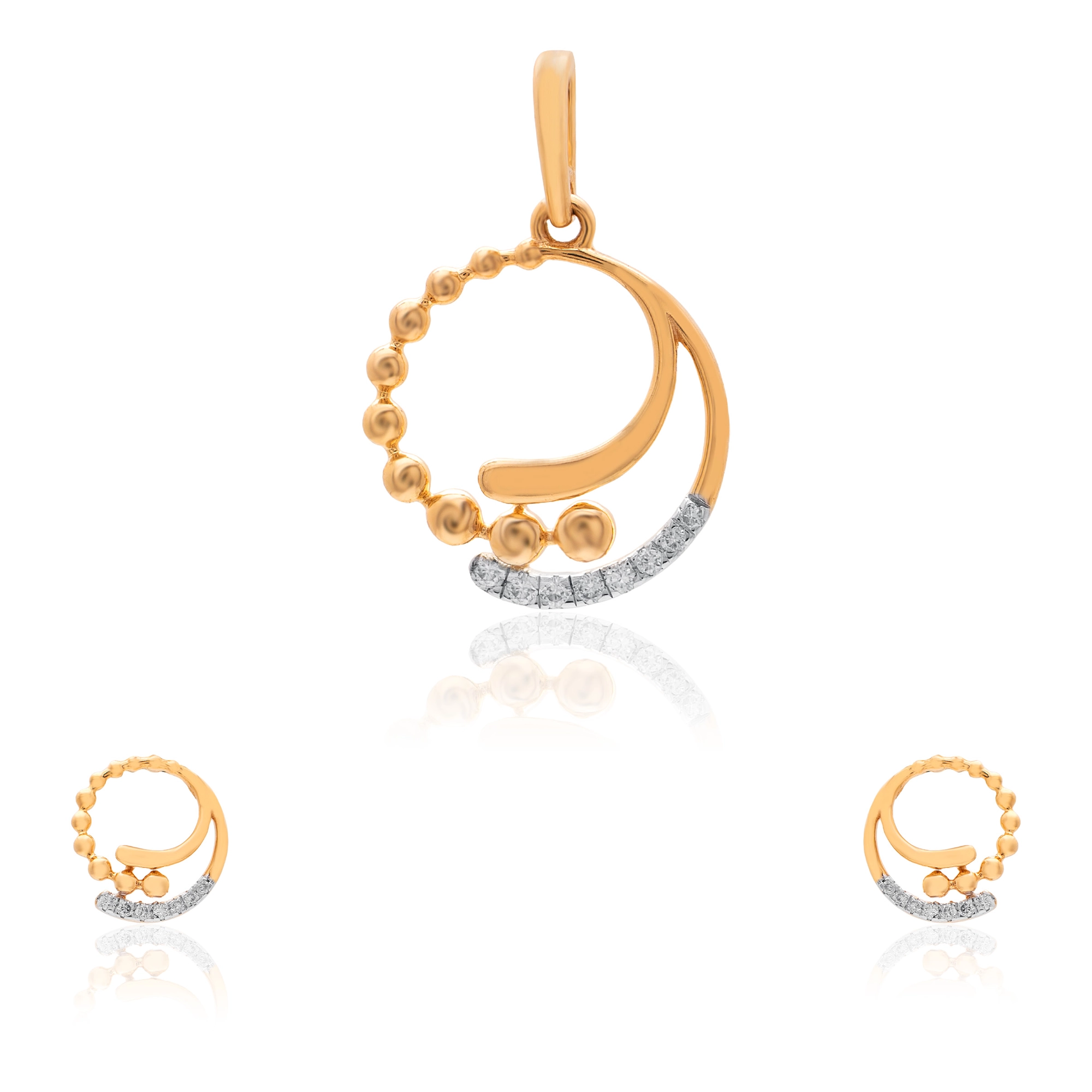 Yellow Gold Diamond Pendant thumbnail 3