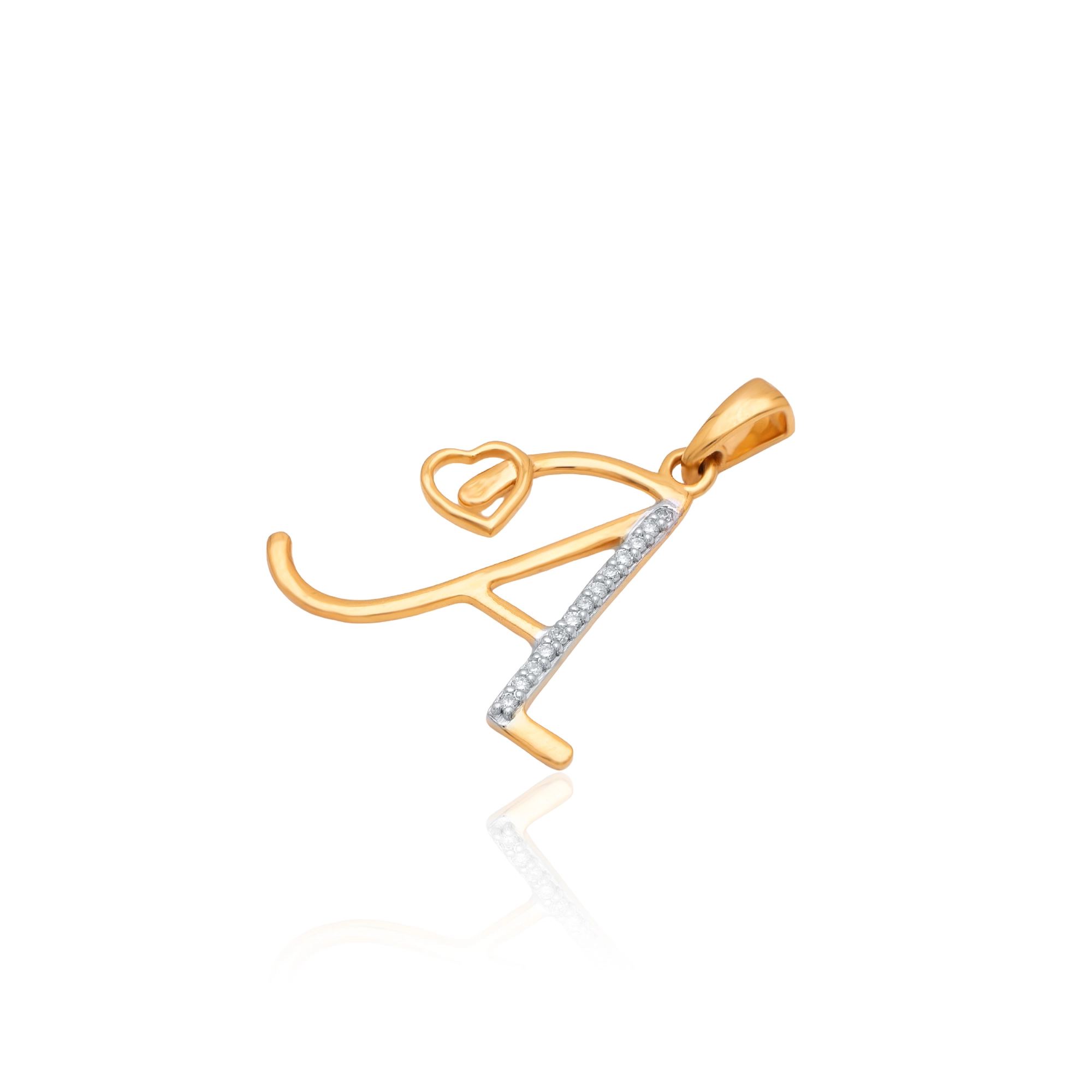 Yellow Gold Diamond Pendant thumbnail 3