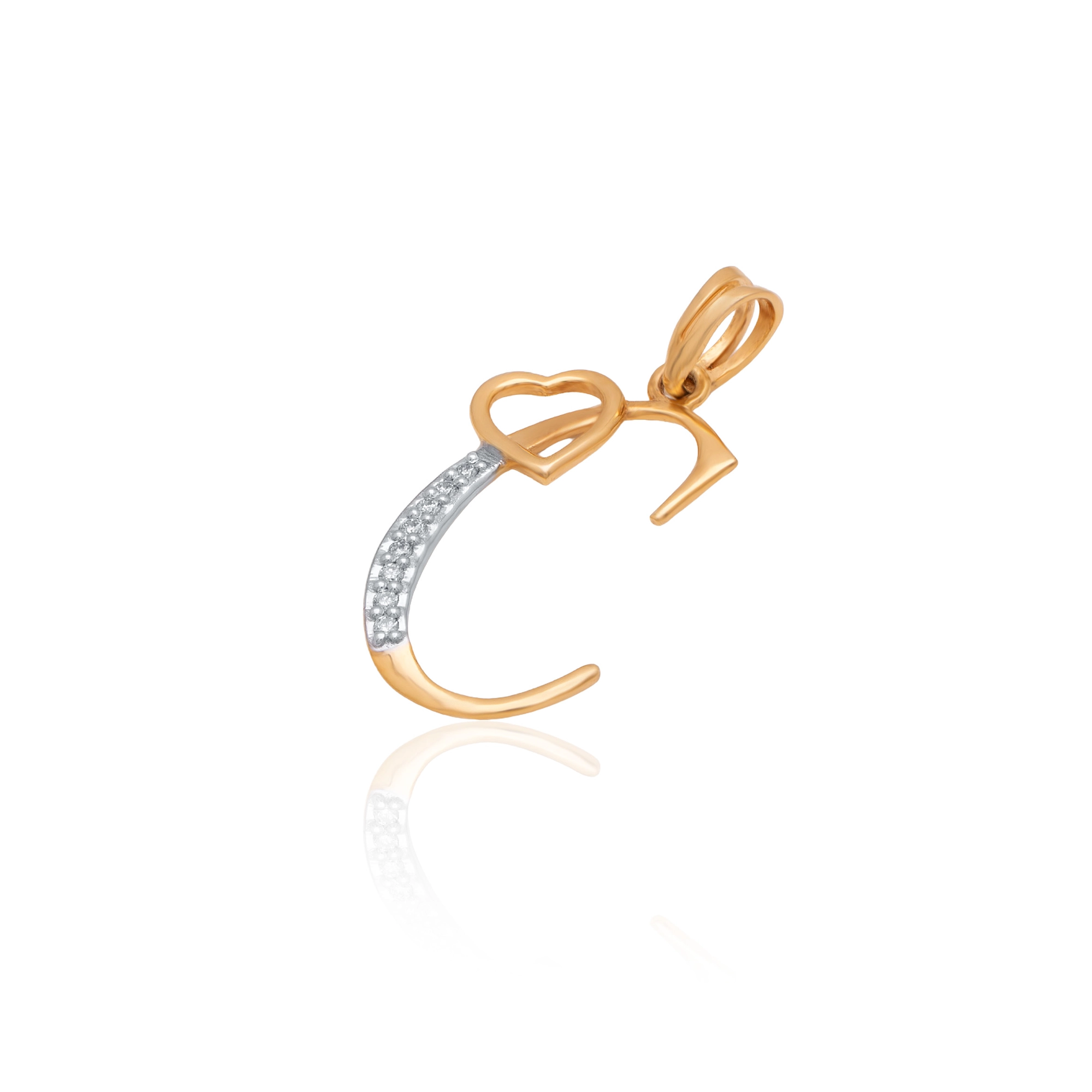 Yellow Gold Diamond Pendant thumbnail 3