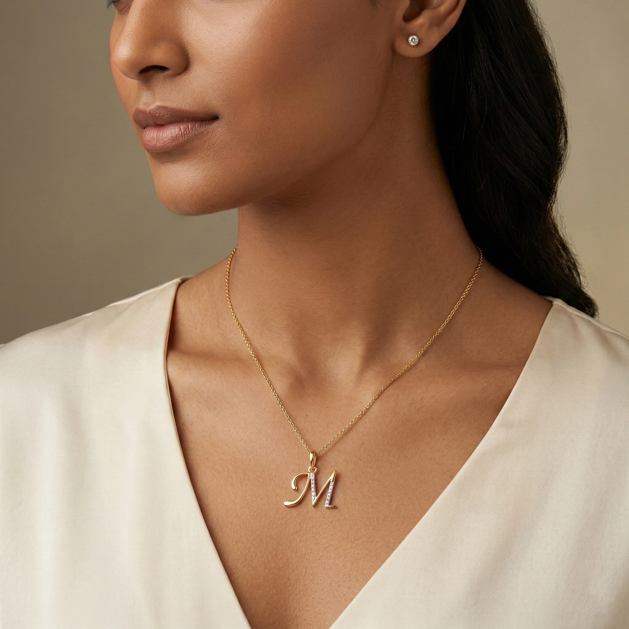 Yellow Gold Diamond Pendant