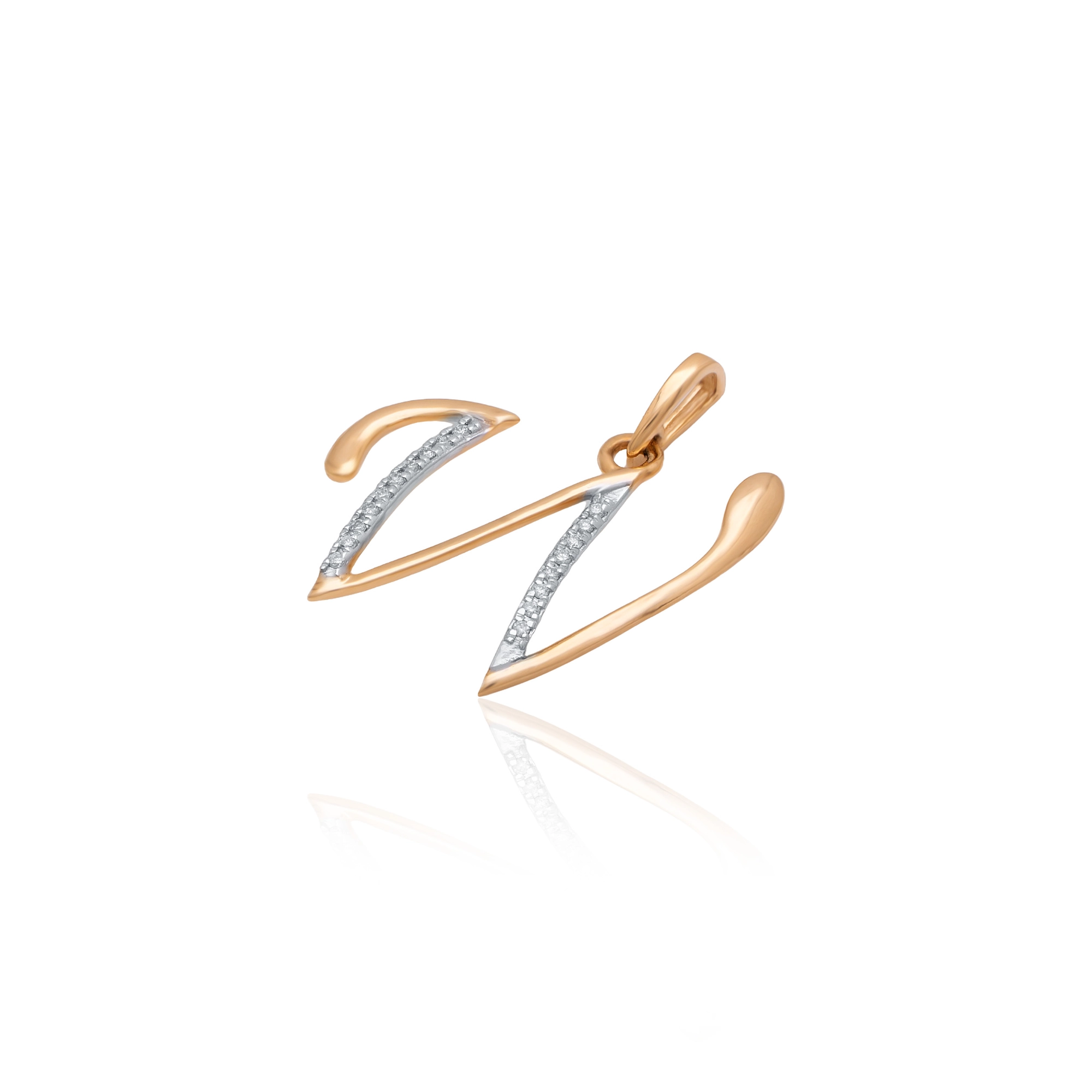 Yellow Gold Diamond Pendant thumbnail 3