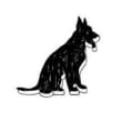 Dog patch labs icon