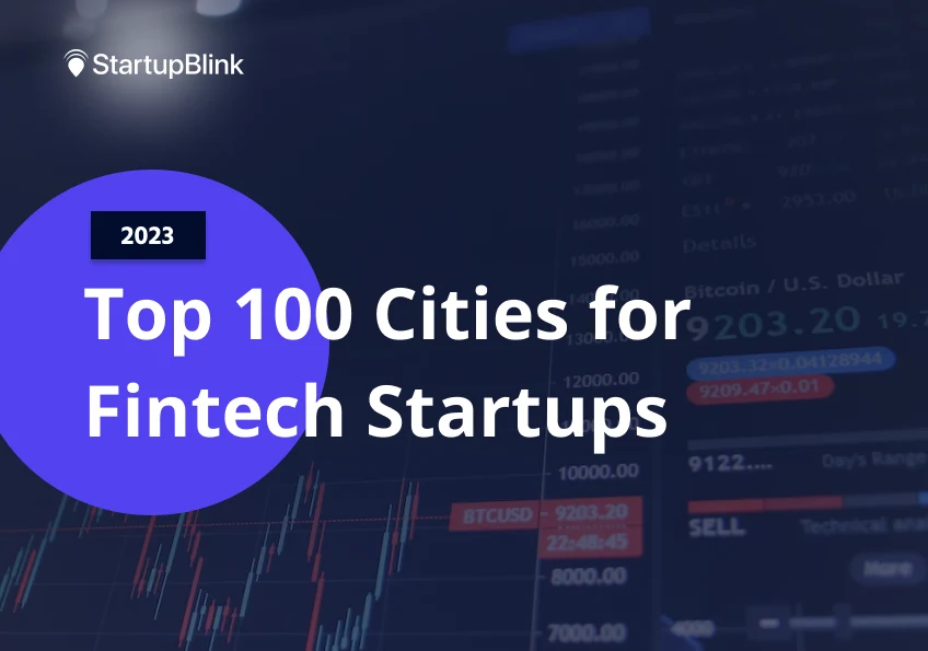 Top 100 Cities for Fintech Startups cover image