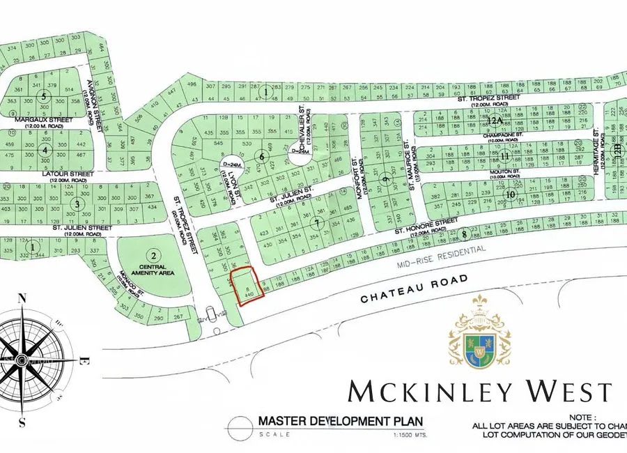 Perimeter Lot for Sale in McKinley West Village, Taguig (photo 1 of 2)