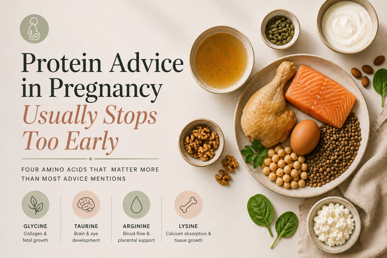 Amino Acids in Pregnancy: Glycine, Taurine, Arginine and Lysine Explained