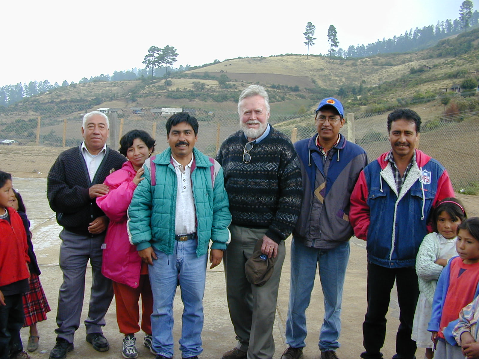 Chip and teachers in Mexico