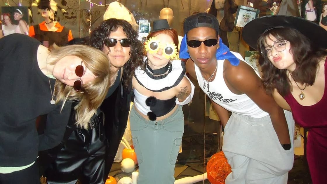 NAMA members posing in costume