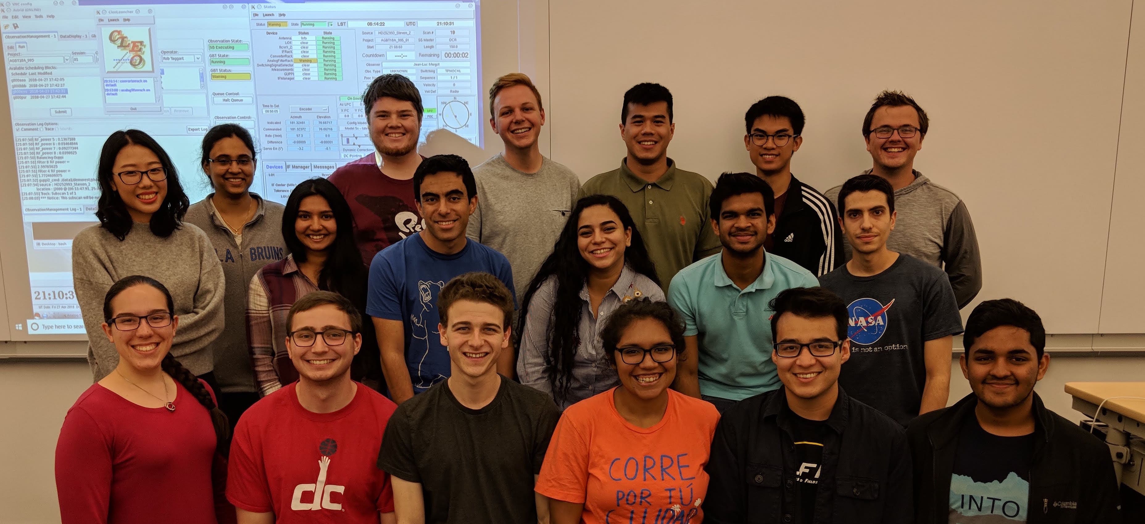 The UCLA Spring 2018 SETI class