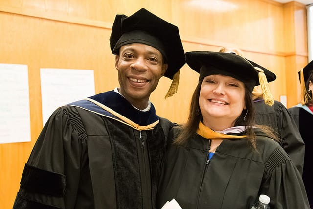 Derrick Griffith at Commencement