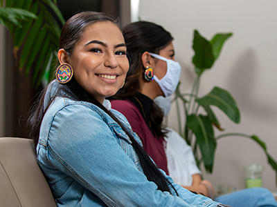 A Native American student majoring in psychology at the University of Montana