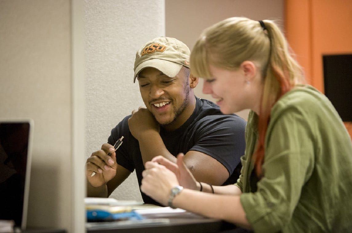 LASSO Tutor and Student smiling