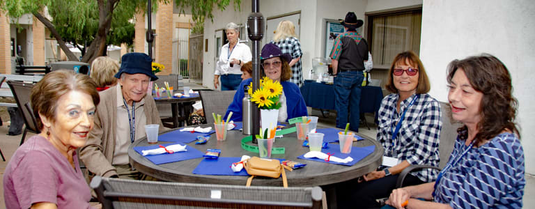 OLLI members at a event luncheon