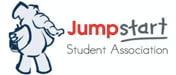 Elephant next to text reading: Jumpstart Student Association