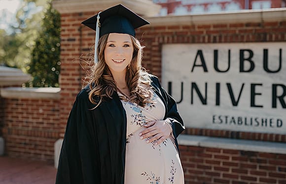 Pregnant student at Auburn