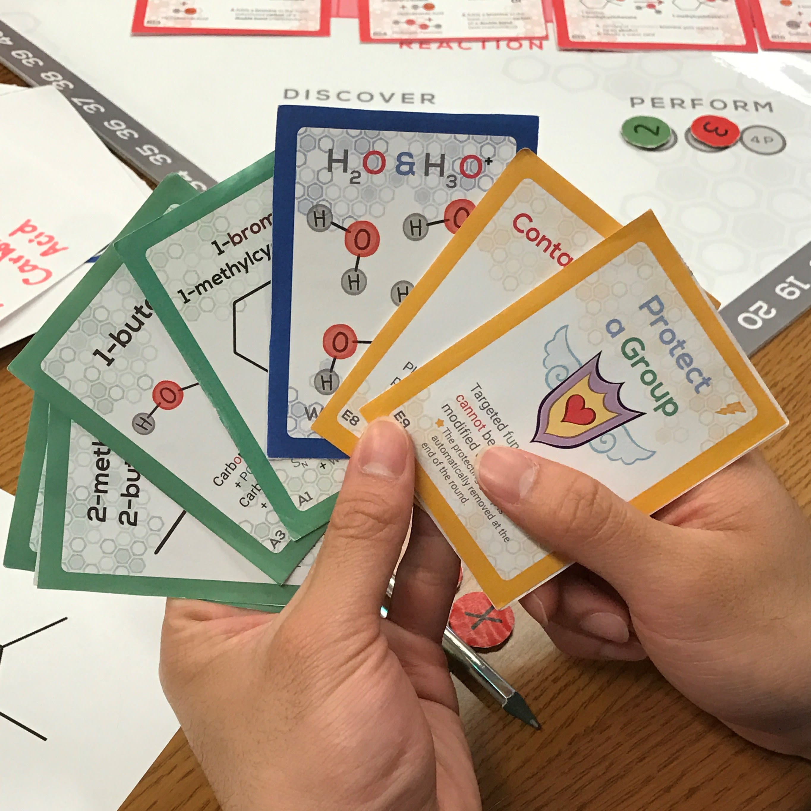 Past Projects React! The Organic Chemistry Game