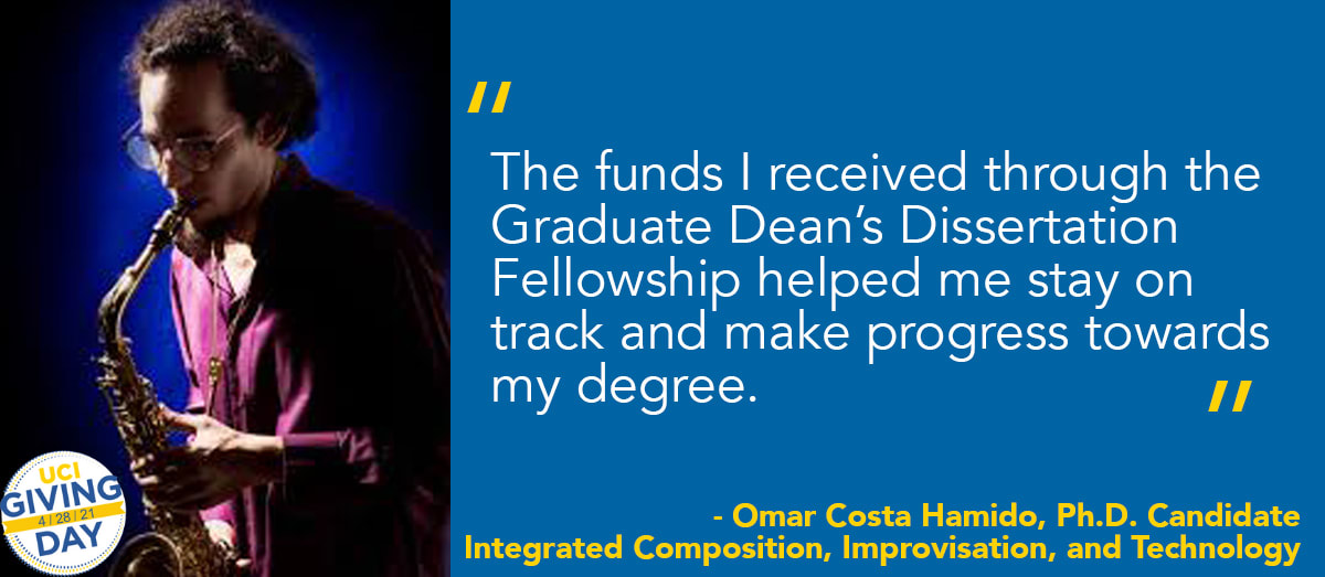 UCI Giving Day 2021 | Graduate Division - Summer Stipends