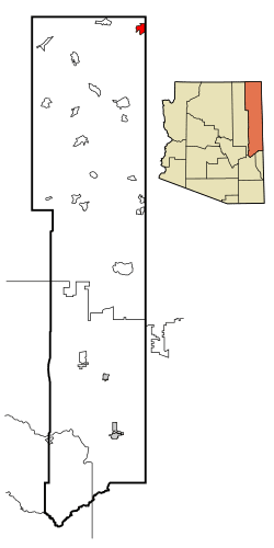 Map of Teec Nos Pos, AZ