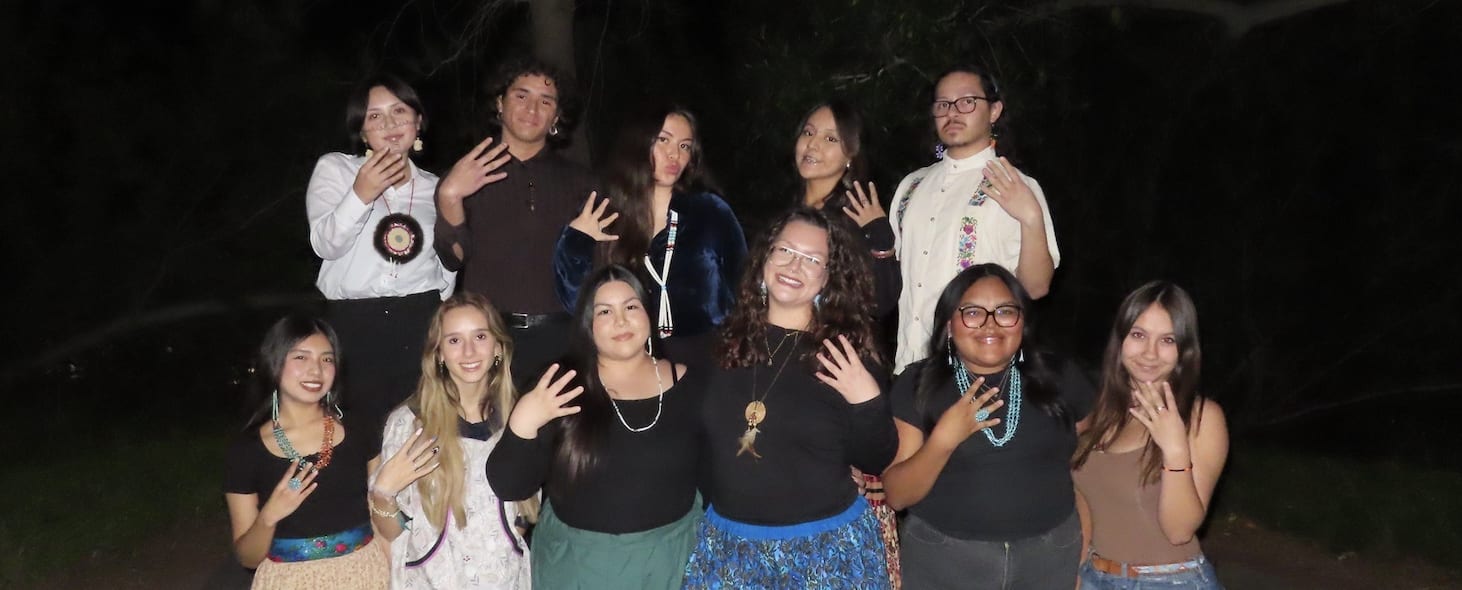 2025-2026 Board members from the American Indian Student Association at UCLA