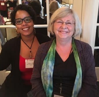 Photo: from lest, PhD student Kevina King, Vice President of the Black German Heritage and Research Association and Sara Lennox