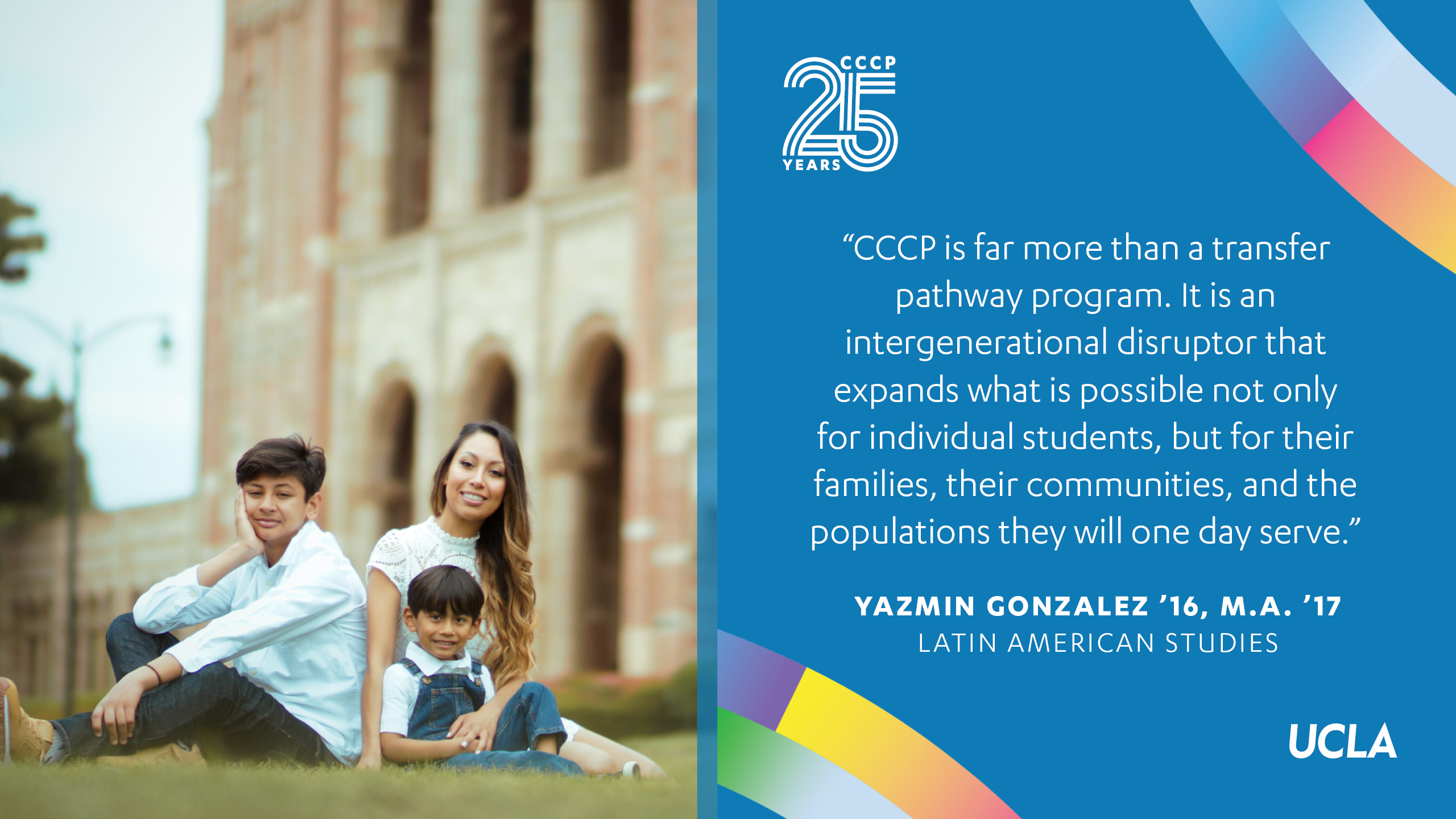 Testimonial from a CCCP alum