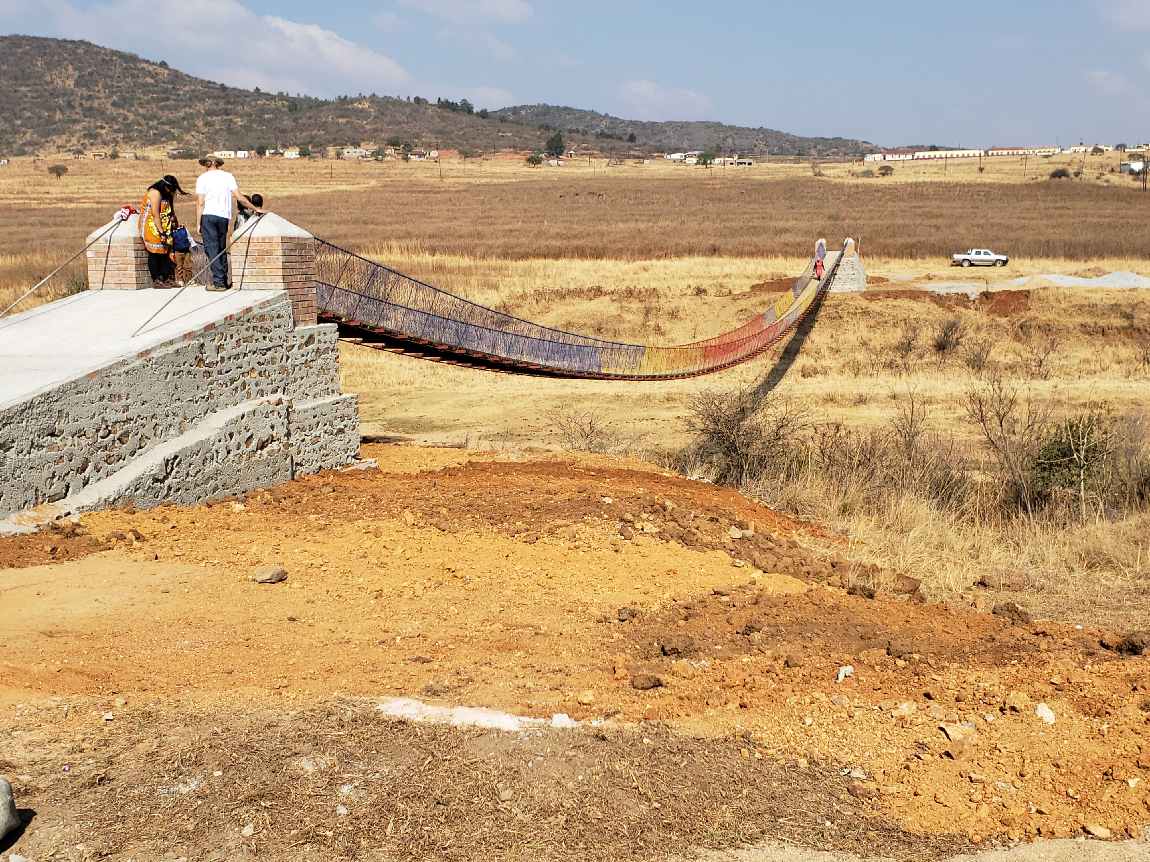 Completed Mdlasomi Pedestrian Footbridge