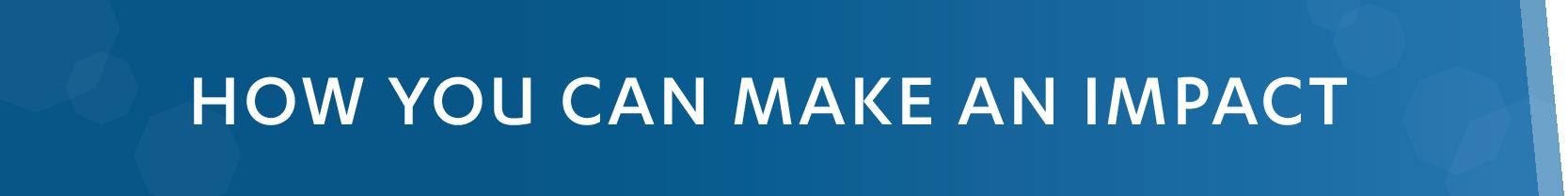 How You Can Make an Impact - Banner