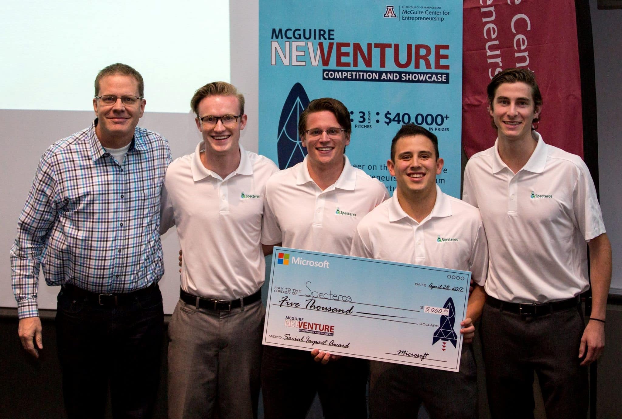 McGuire's New Venture Competition Grand Prize Winners, Specteros