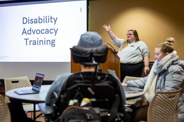 tudents attend our annual Disability Advocacy Training session.