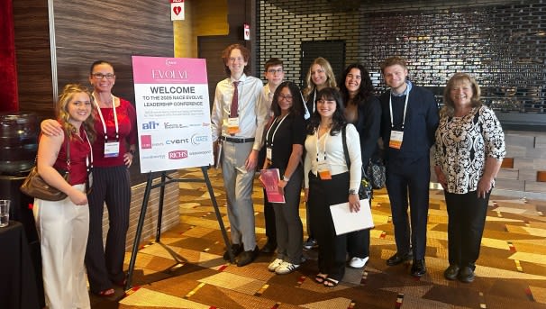 NACE members at Evolve event