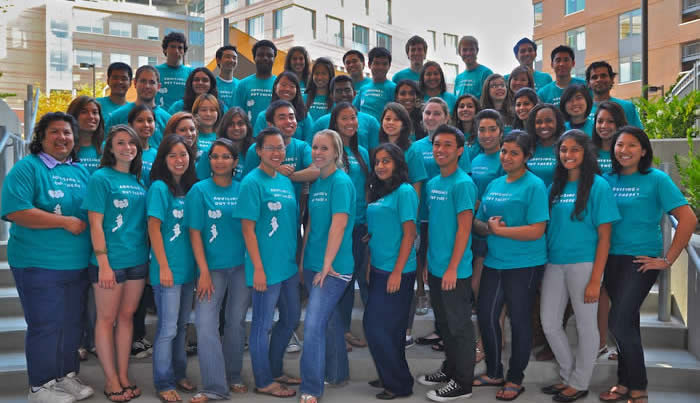 2010-11 PAAs Group - each half of the group is turned slightly to face the other half.