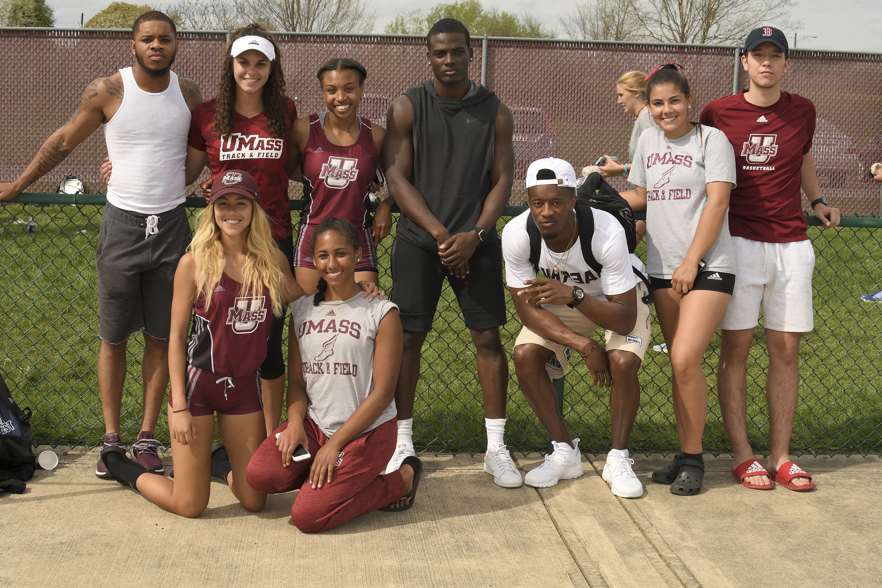 UMass Track & Field Students