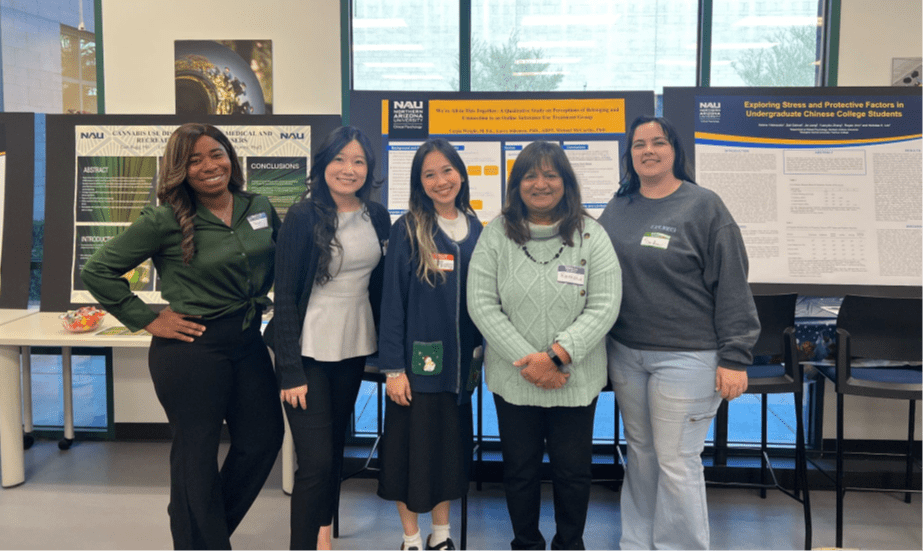 Student members from C-CHART with Dr. Mellot 