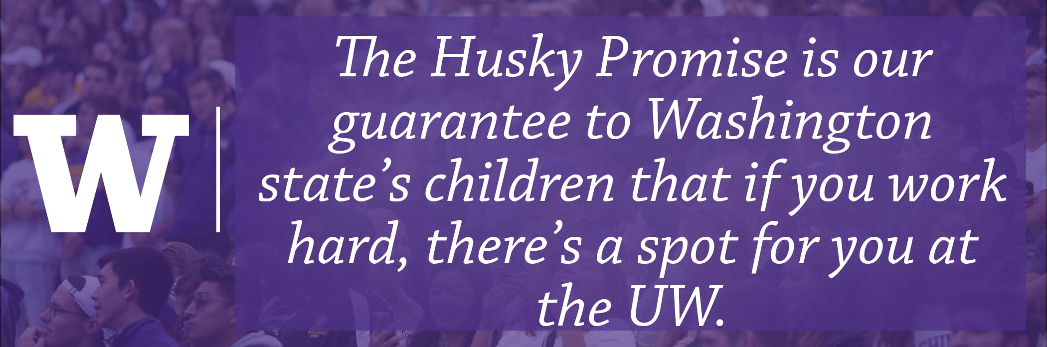 Husky Giving Day 2021 Husky Promise Scholarship