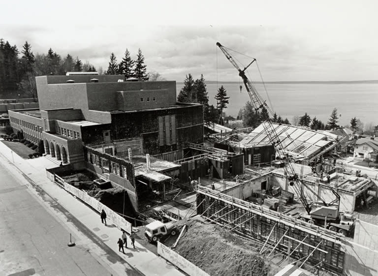 Performing Arts Center under construction, 1972