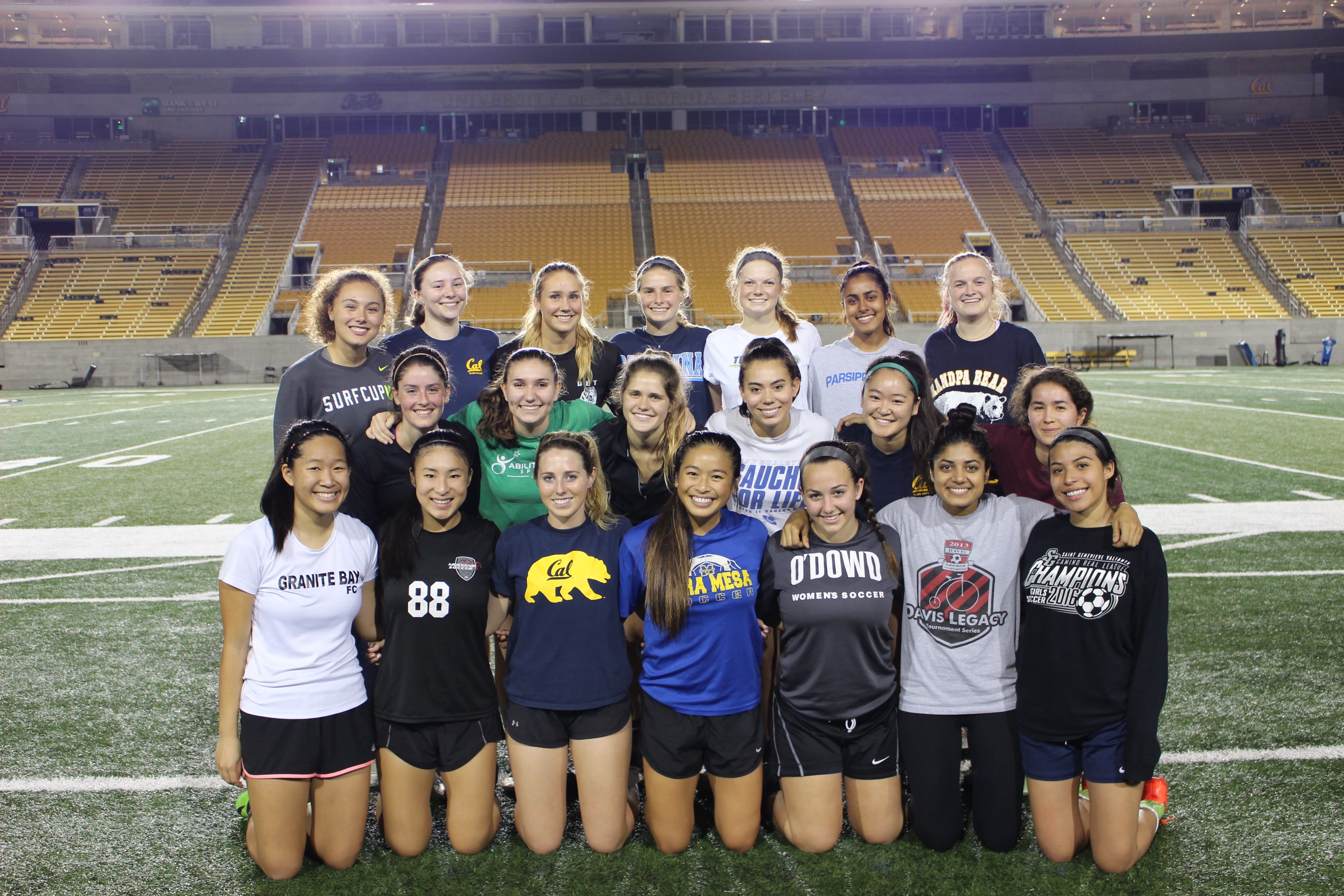 Past Projects Cal Women's Club Soccer 2019