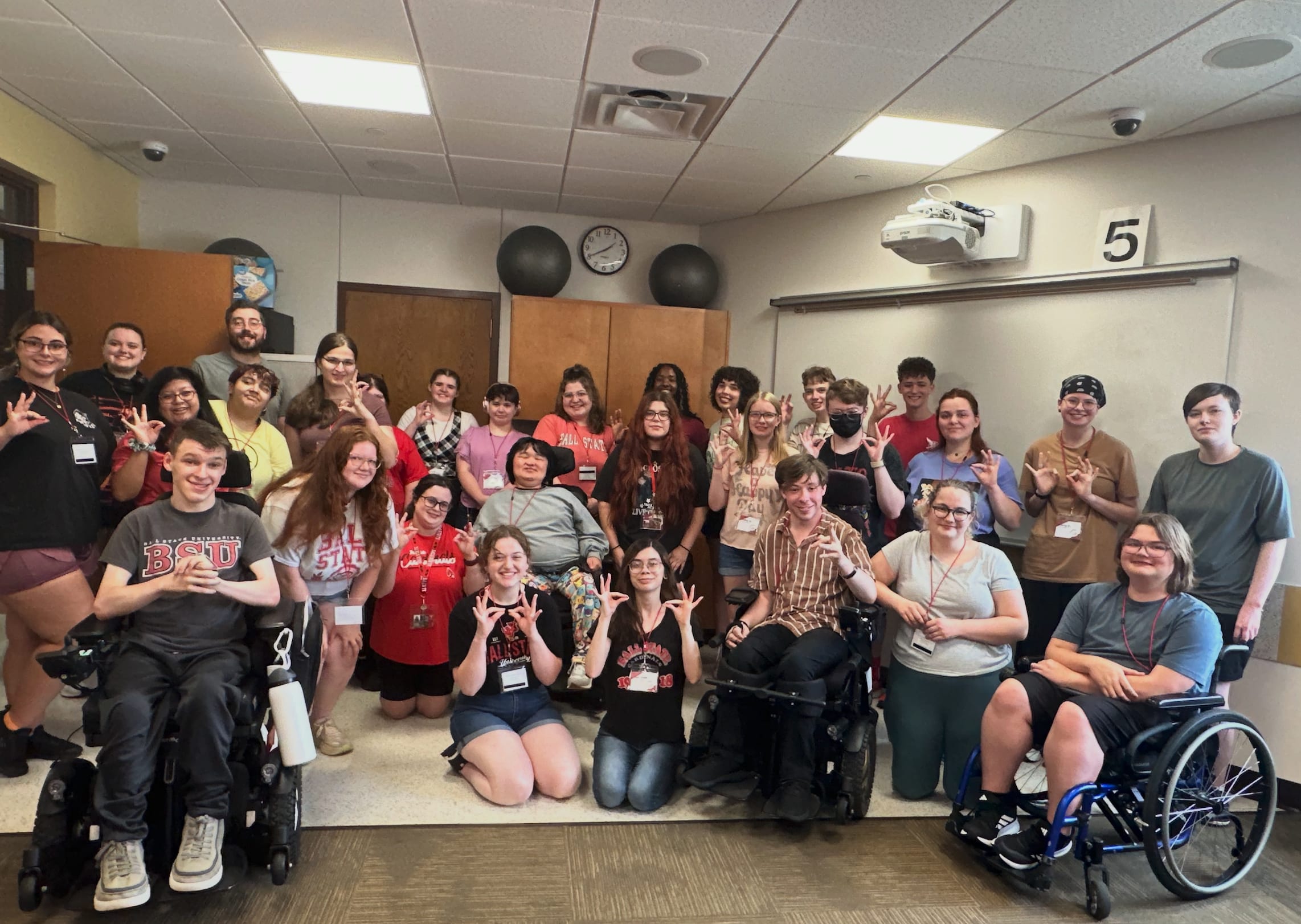 Our 2025 Summer Bridge cohort poses for a group photo