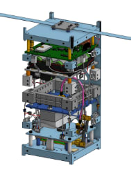 3D model of QubeSat 