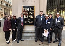 Miller College Students at the Federal Reserve Bank in Chicago