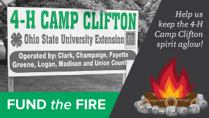 The Fund the Fire information graphic for 4-H Camp Clifton