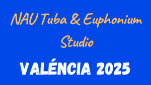NAU Tuba & Euphonium Studio logo for Valencia, Spain trip in 2025