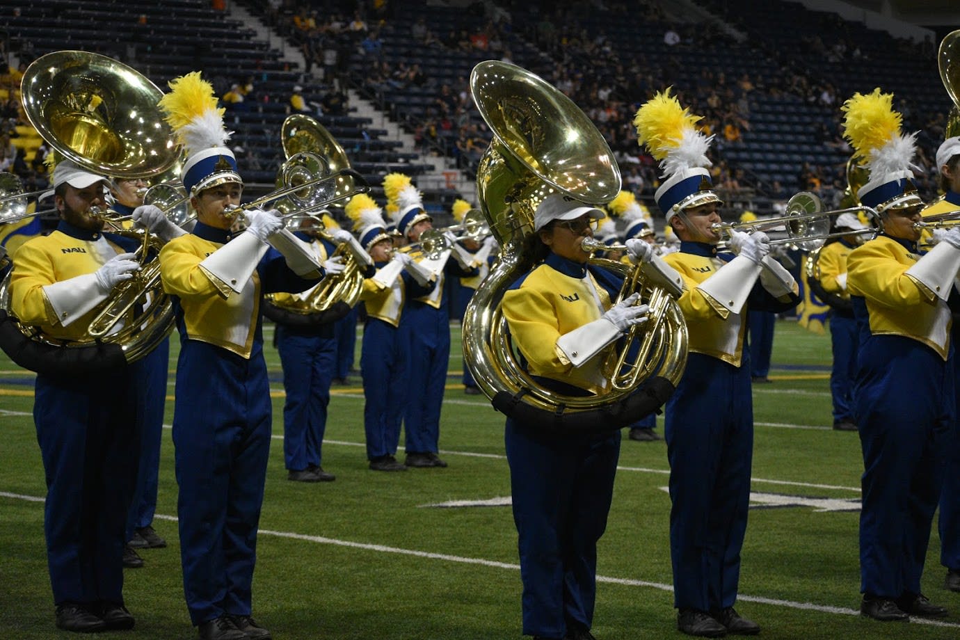 Members of the brass section